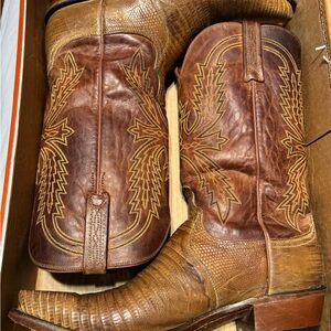1883 by Lucchese Men's 10 1/2 D N1004 5/4 Old Nugget/Peanut